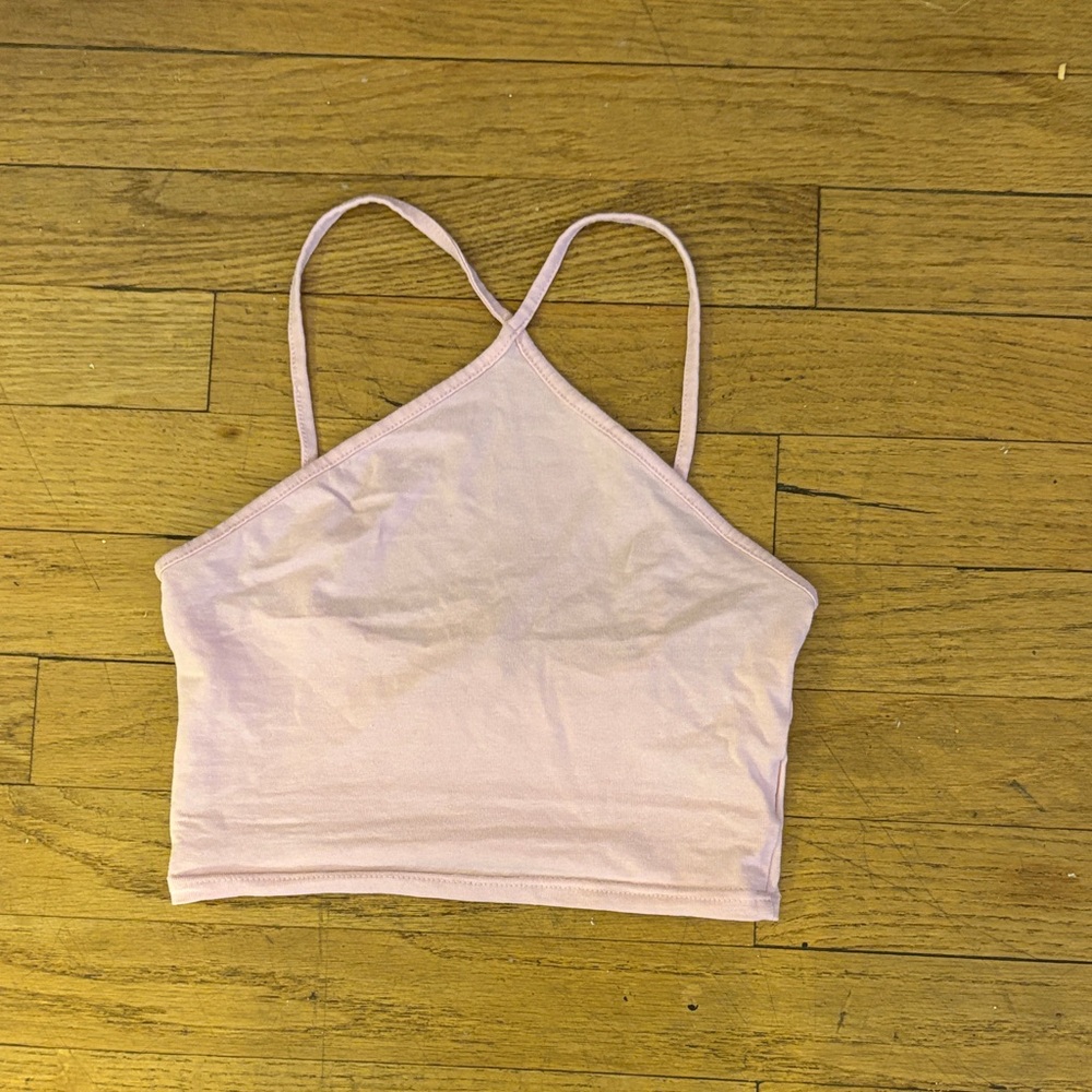 H&M Divided Pink Crop Top